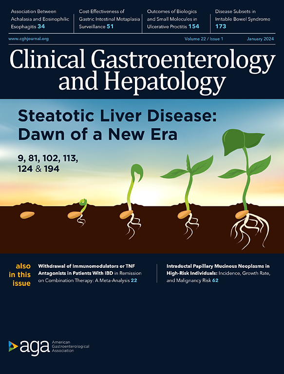 Go to journal home page - Clinical Gastroenterology and Hepatology